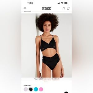 NWT Body Wrap Bikini Top